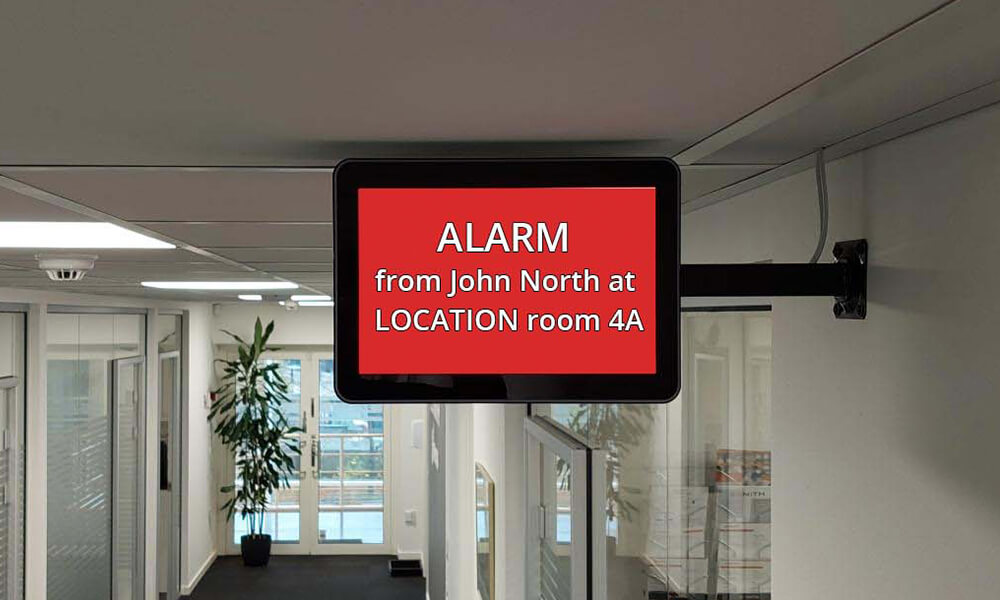 Alarm display