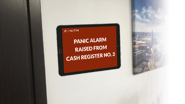 Alarm display