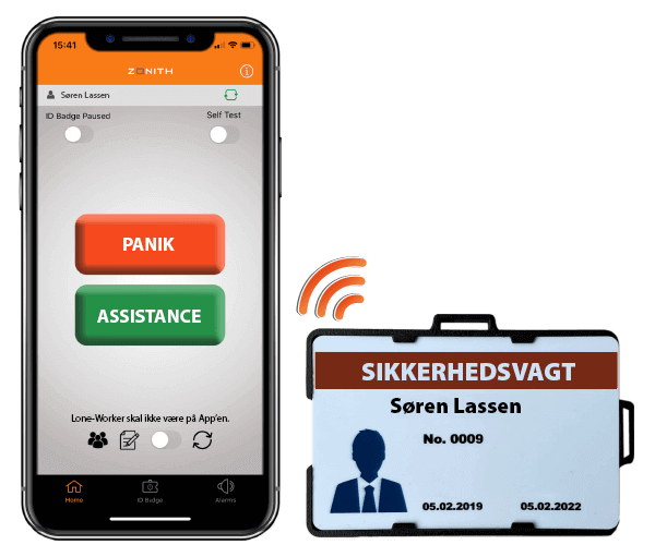 ZONITH-ID-Kortholder-ZONITH-App