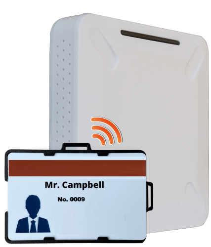 bluetooth id cardholder and receiver